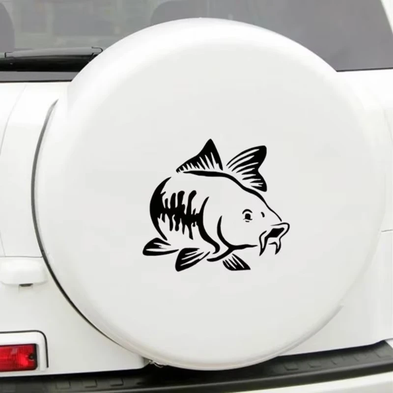 Car Sticker Of Carp Pattern