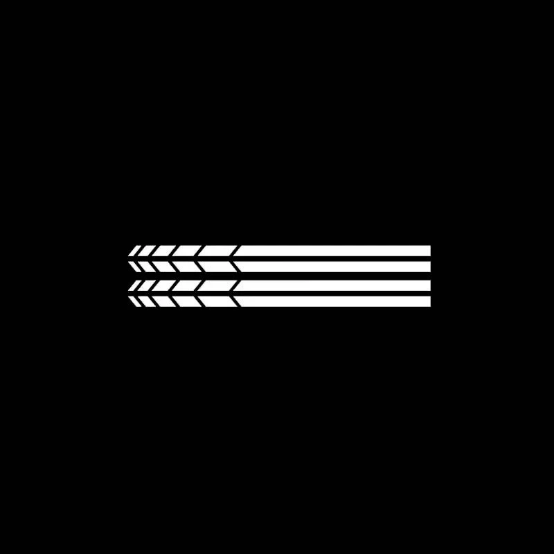 ET11371# Car Sticker For Rearview Mirror Side Stripe