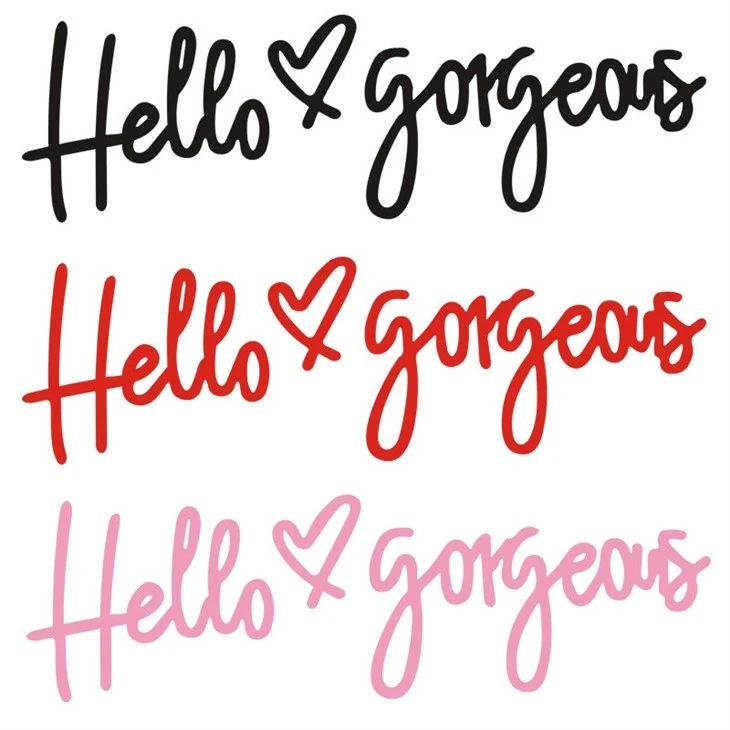 Car Body Sticker Text Decal