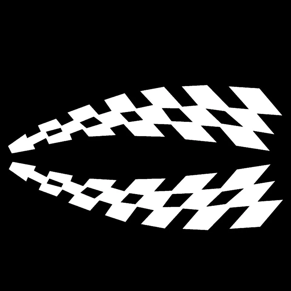 Car Fender Sticker F1 Style Flag