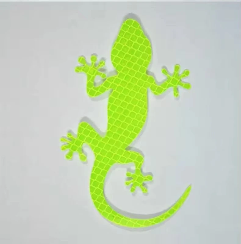 Night Driving Warning Gecko Sticker