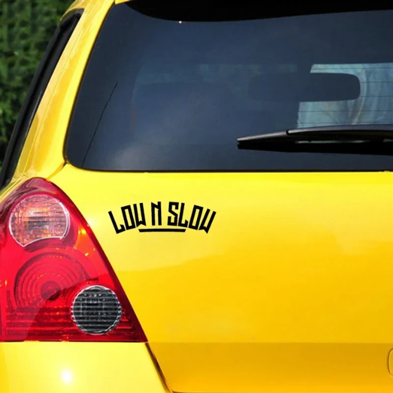 Vehicle Decal Sticker Die Cut Low N Slow