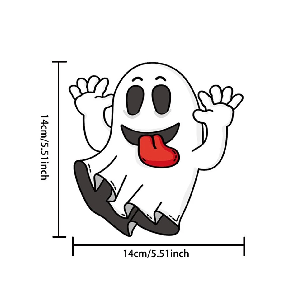 Car Window Ghost Diecut Adhesive Decal