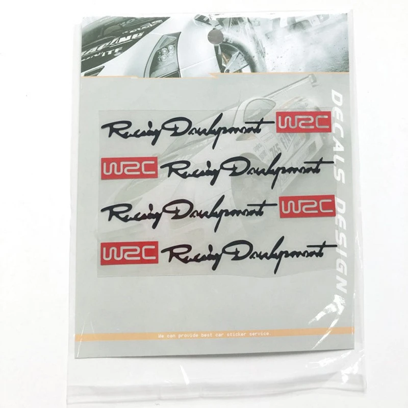 Car Handle Sticker Rally Development Letters