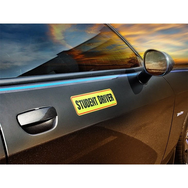 Car Sticker Student Driver Warning Reflective