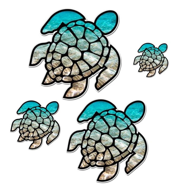 Sea Turtle Vinyl Stickers For Walls