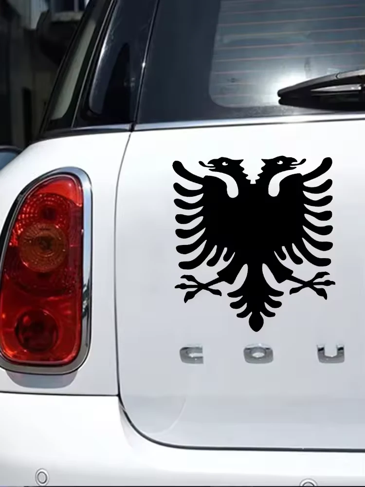 Eagle Design Vinyl Decal Of Albanian