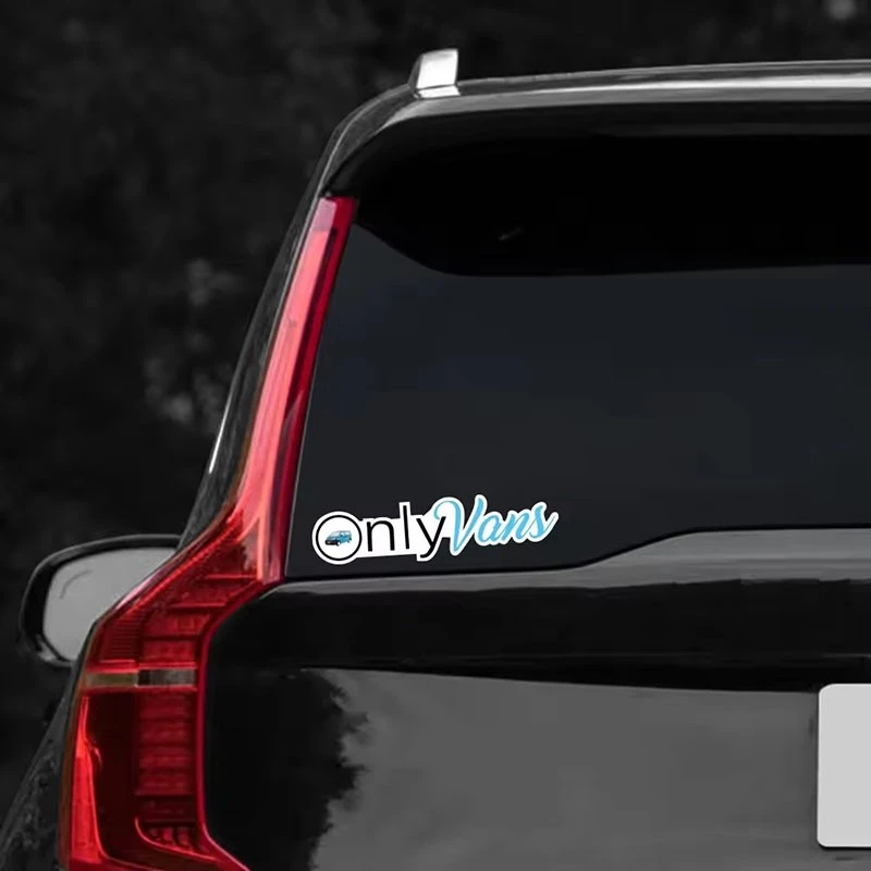 Hanya stiker mobil lucu untuk van