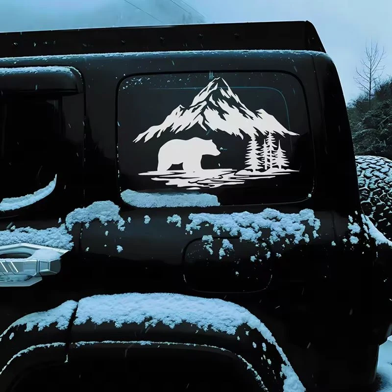 Stiker Mobil Pariwisata Alaska