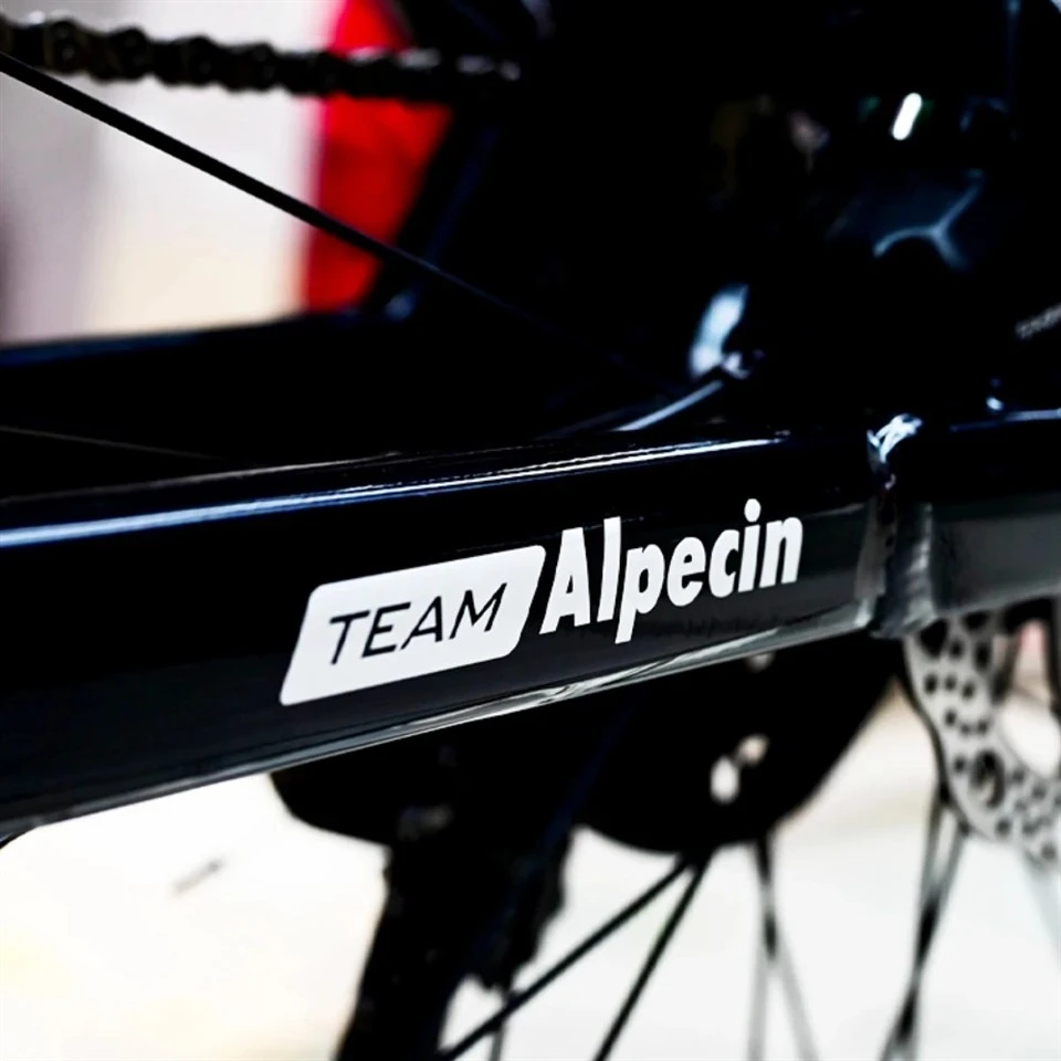 Alpecin Team Road Bicycle Bingkai Stiker