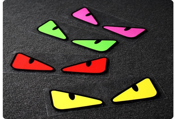 Pairs Anime Cartoon Eyes Decal Sticker