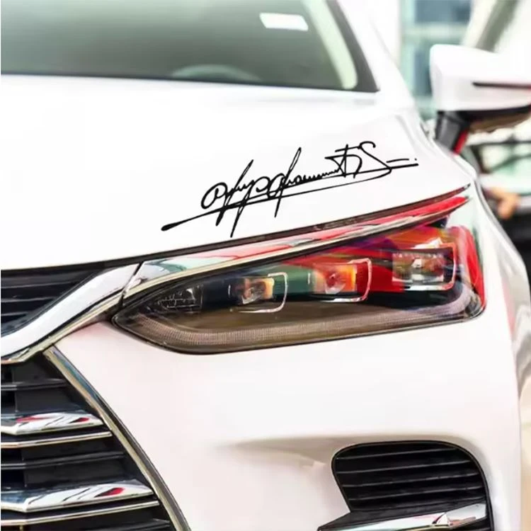 Stiker vinil dekorasi suku cadang mobil