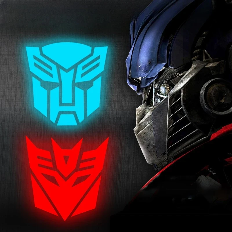 Autobot Logo Decepticon Decoration Motocross Stickers suppliers