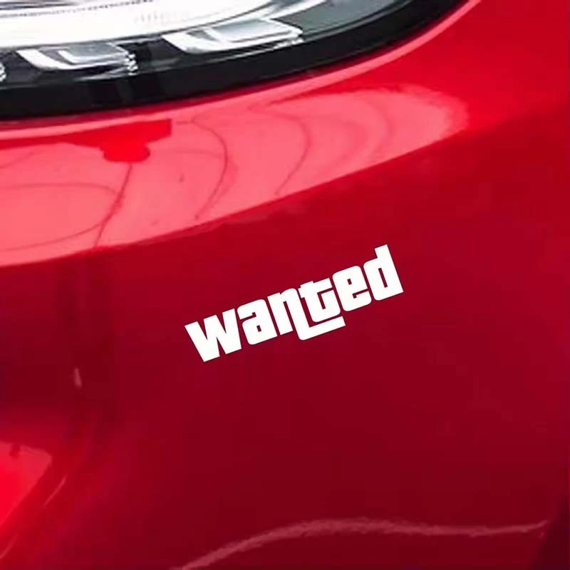 Windshield Wanted Car Window Sticker