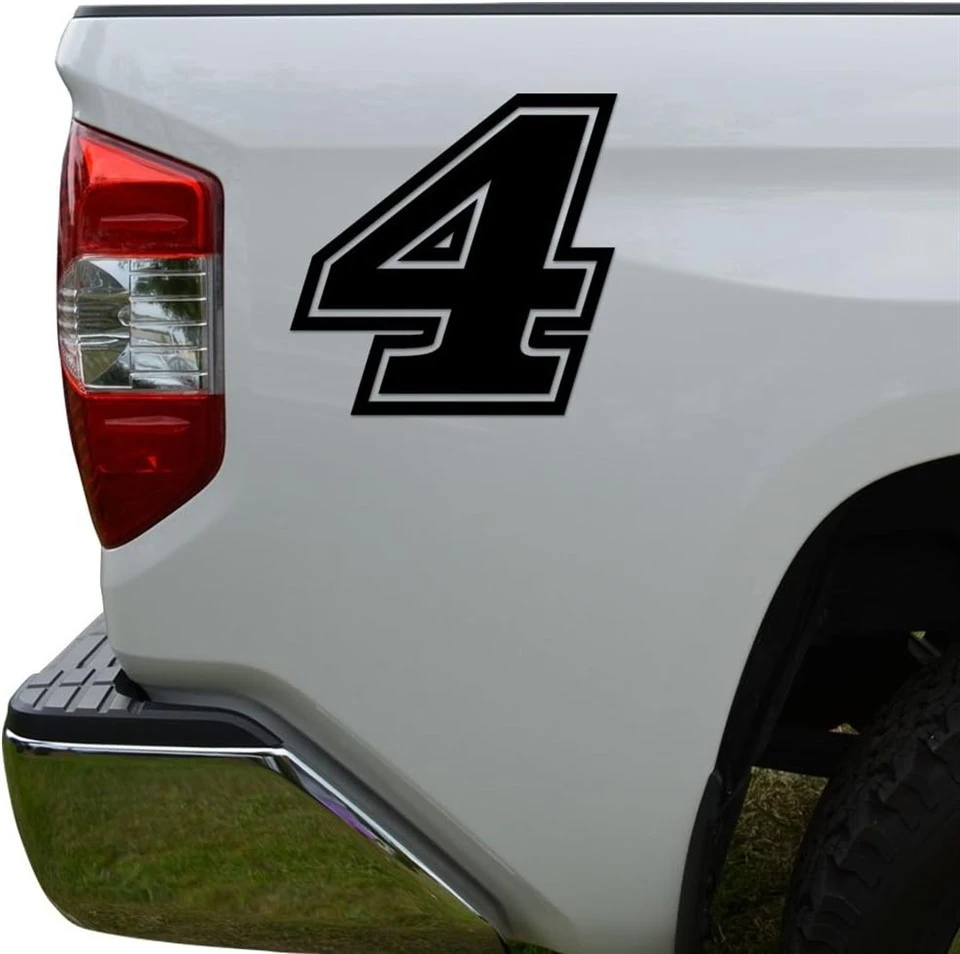 Stiker Nomor Olahraga Mobil