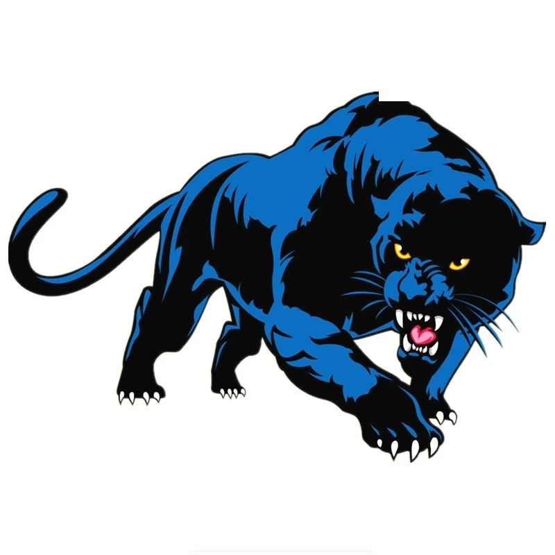 Stiker mobil kepribadian cetak Blue Panther