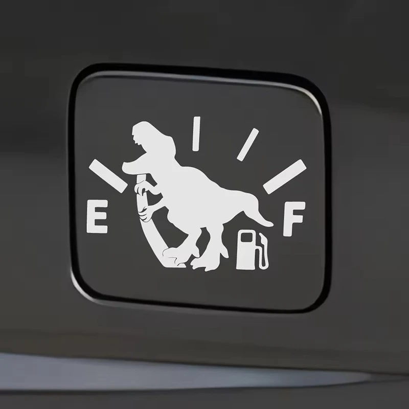 Brontosaurus Gas Meter Funny Sticker