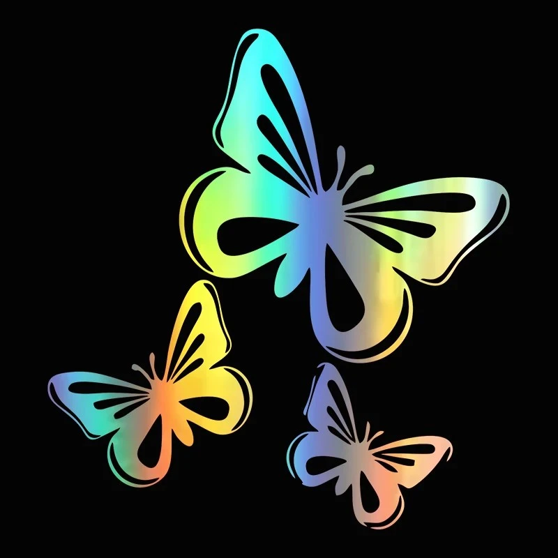 Butterfly Vinly Sticker untuk aksesoris mobil mobil