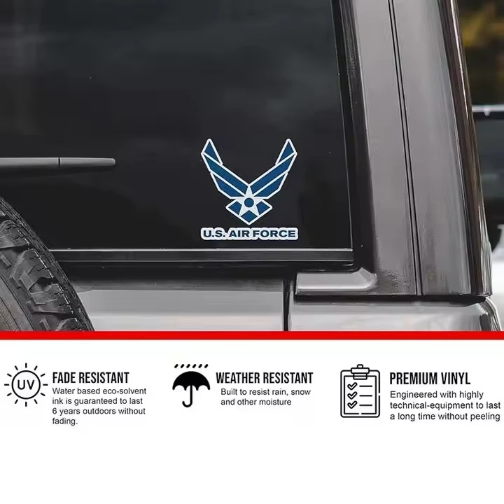 US Air Force Car Bottle Decal Sticker