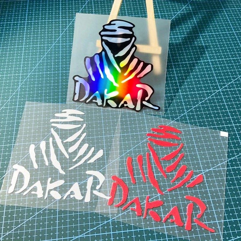Dakar Desert Rally Motocross Laser Sticker