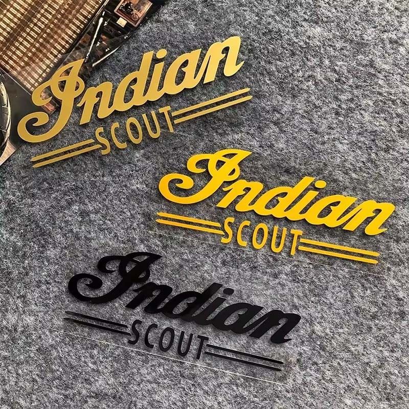 ET11376# Indian Sticker Vintage Locomotive For Motorcycle