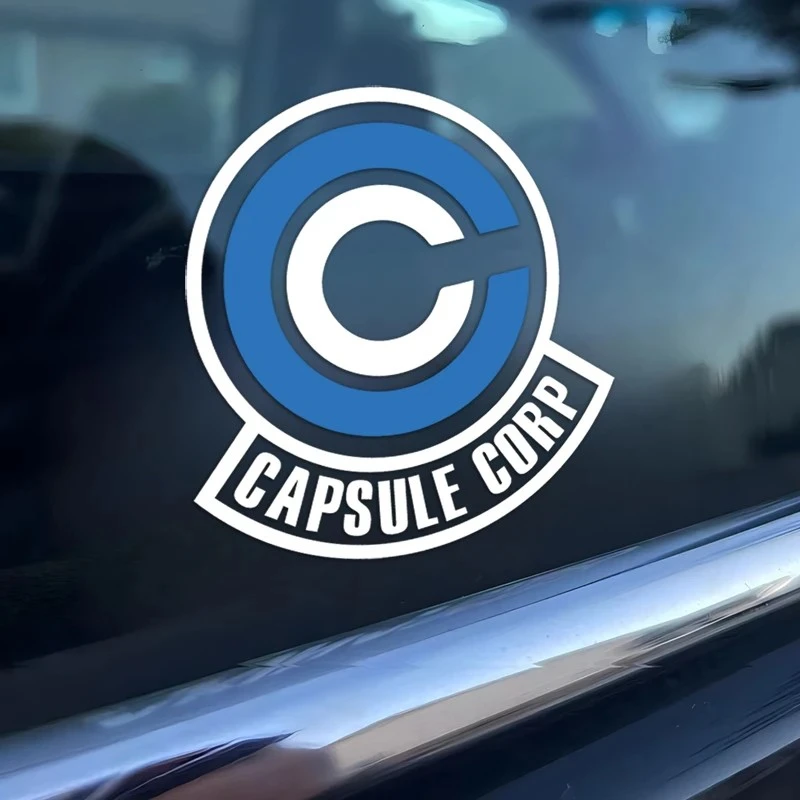 Decal Capsule Corp, Stiker Logo Bulma