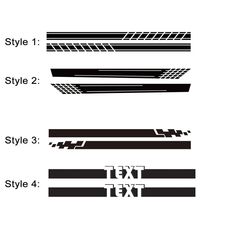 Car Door Side Sticker Custom DIY Decor high quality