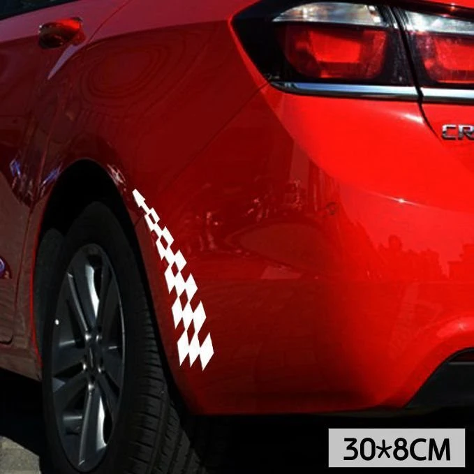 Stiker Fender Mobil Bendera Gaya F1