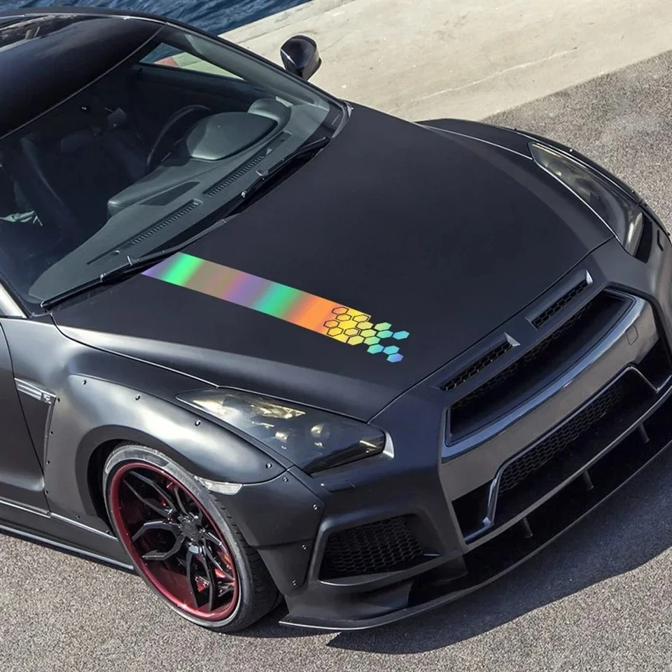 Car Hood Bonnet Sticker Racing Style Vinyl Decal