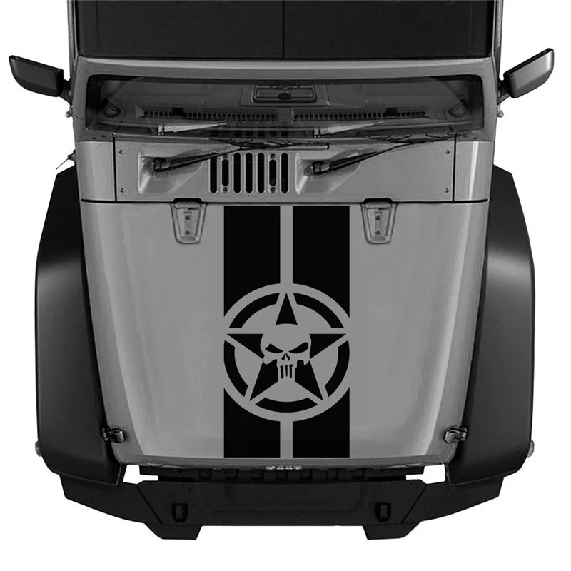 Engine Hood Stickers For JEEP 4X4 Vehicle