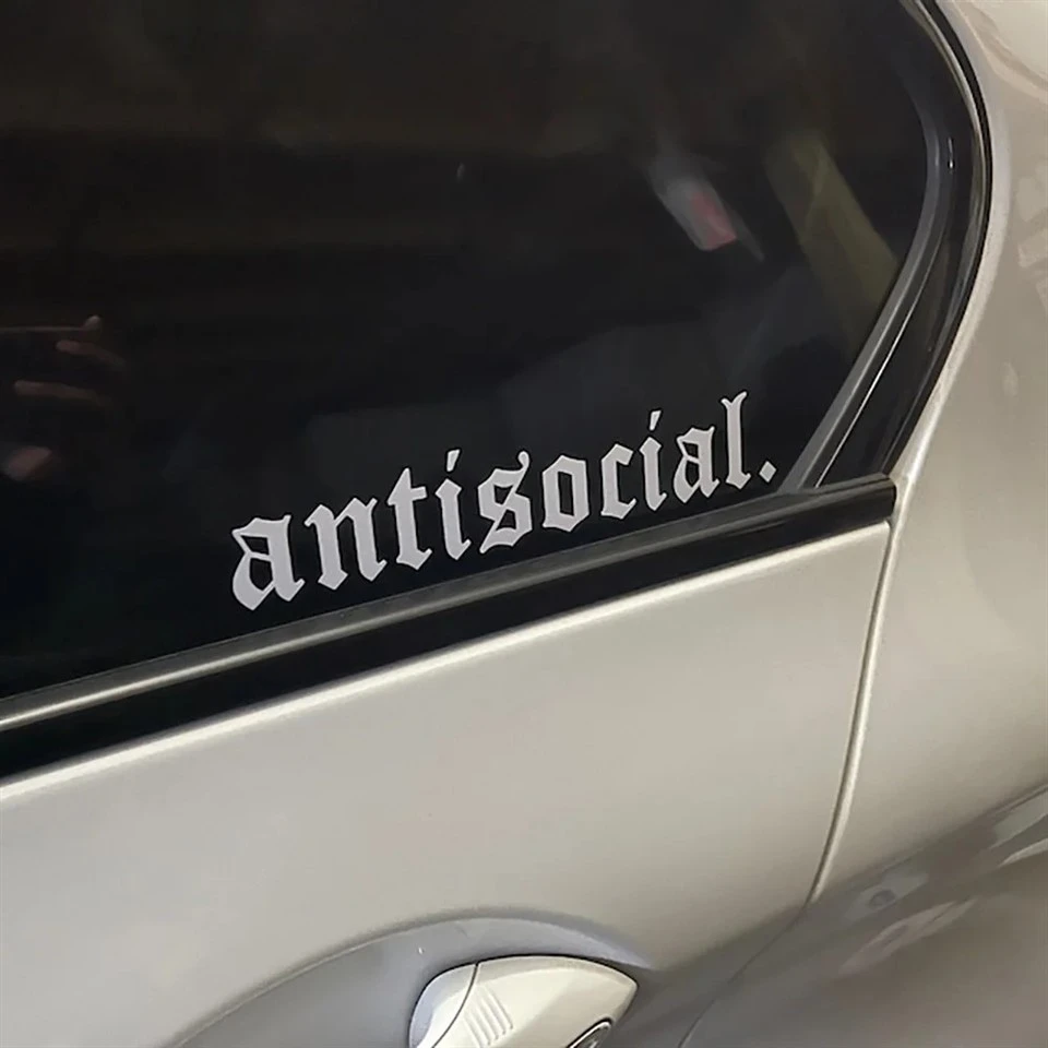 Car Styling Antisocial Decals Windshield Banner factory