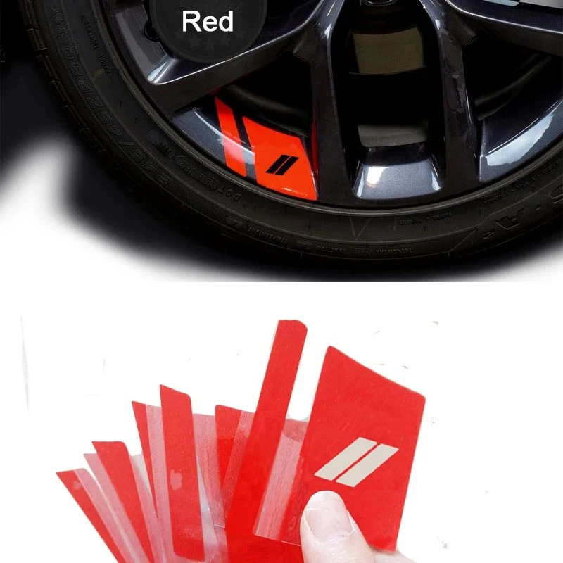 Stiker roda mobil untuk Dodge Challenger