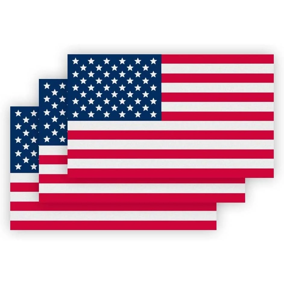 American Flag Stickers