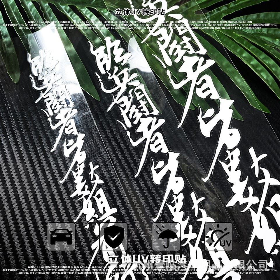 Chinese Warrior 8 Character Maxim