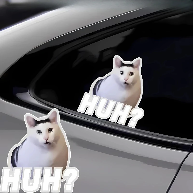 Chuh Cat Motorbike Sticker Meme Lucu untuk Mobil