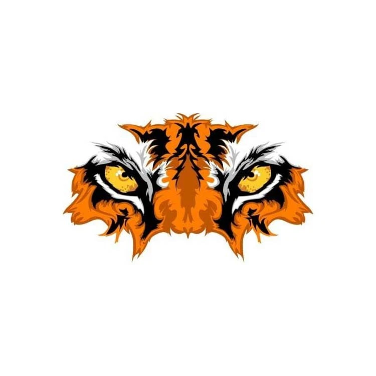 Cool Tiger Head Sticker