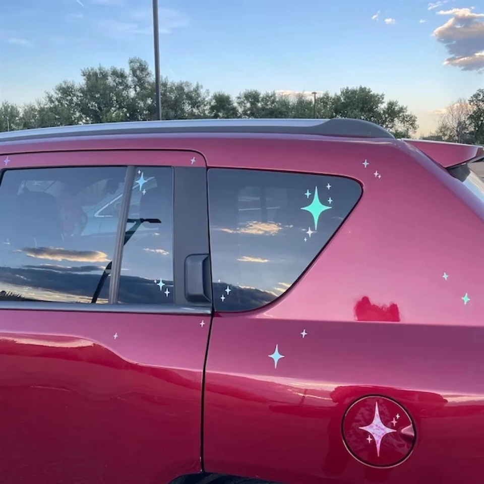 Stars Holographic Car Windows Body Stickers suppliers
