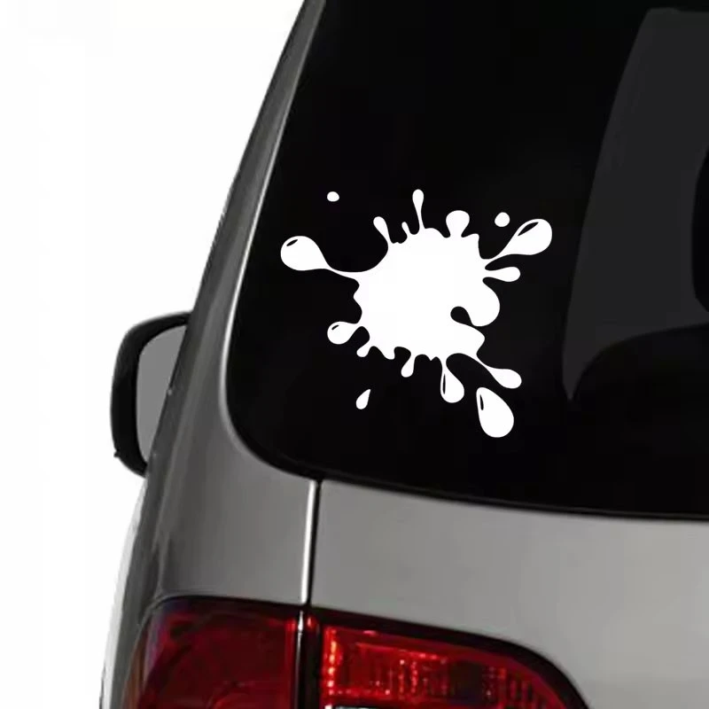 Splashed Stains Funny Car Sticker
