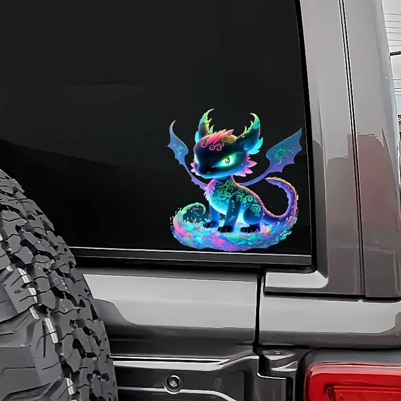 Colorful Dragon Motorcycle Stickers