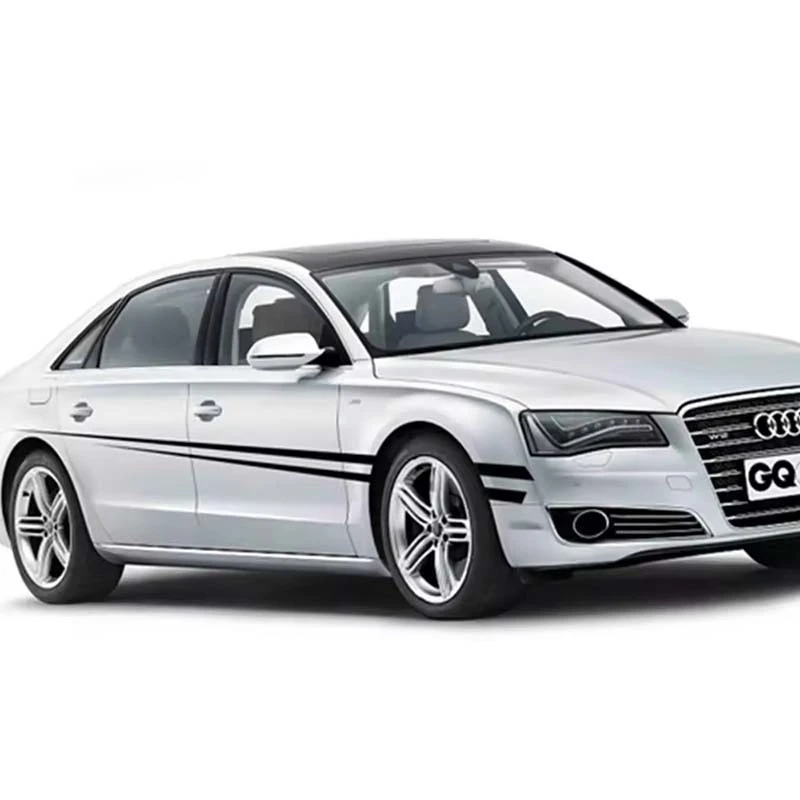 ET11373# Long Striped Plaid Car Sticker