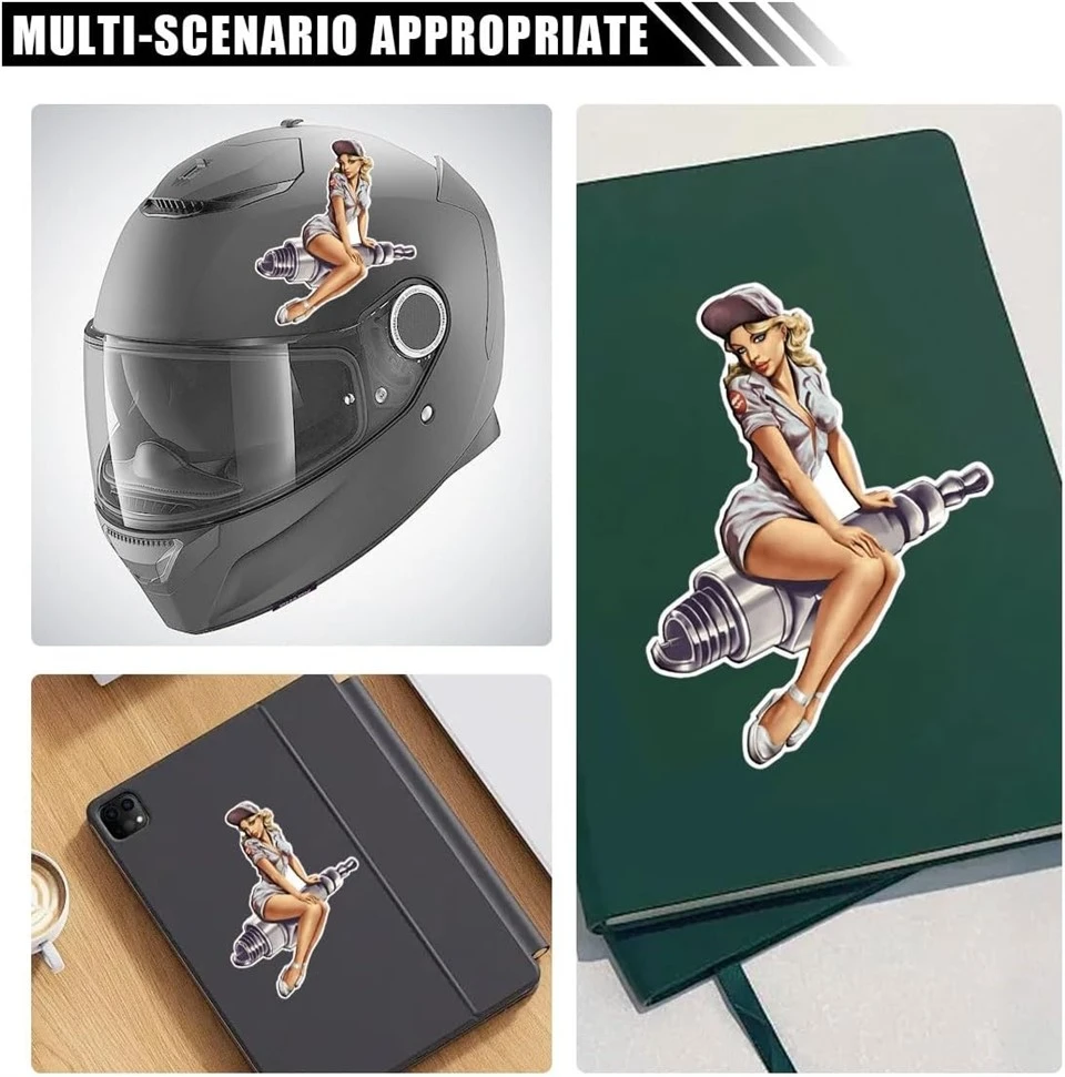 Girl Vintage Pinup Sticker