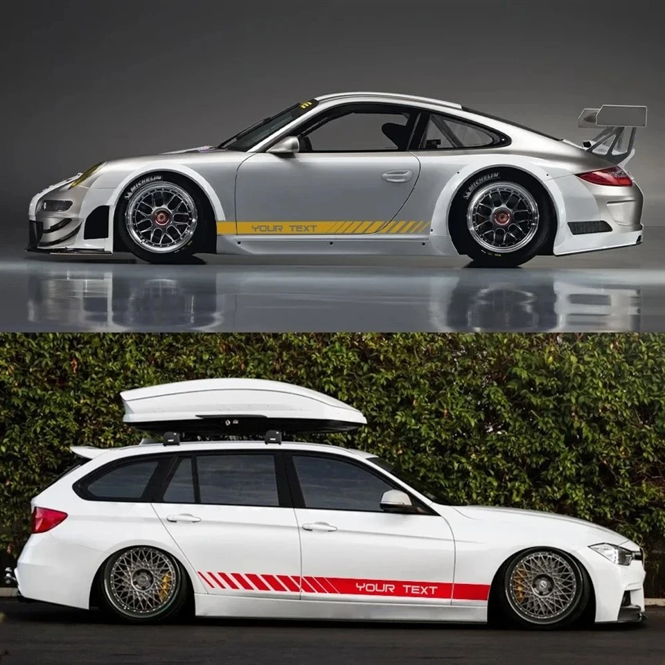 DIY Car Sticker Graphics Stripes Custom Your Text suppliers