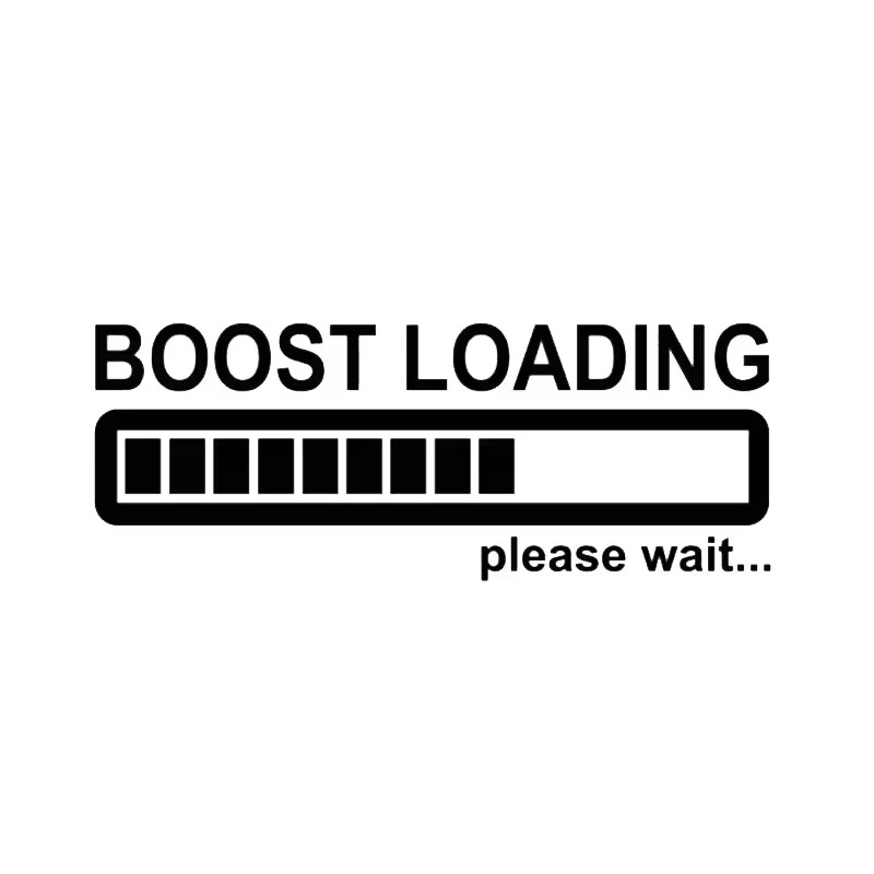 14cm*5cm Creative Boost Loading Sticker