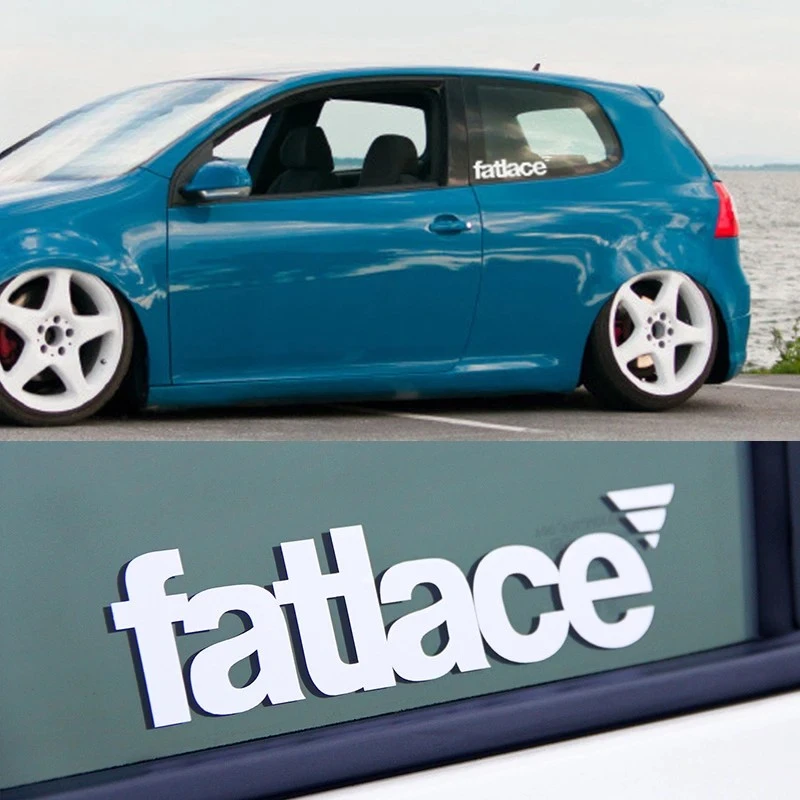 Bahasa Inggris Surat Fatlace Stiker Mobil Untuk Auto Body