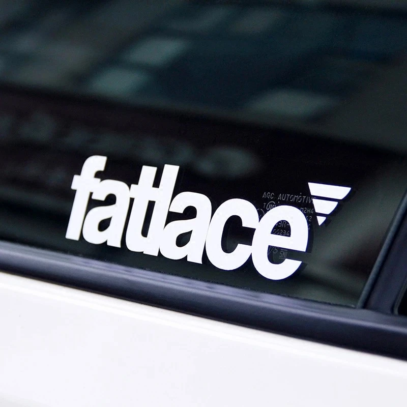 English Letter Fatlace Car Stickers For Auto Body best
