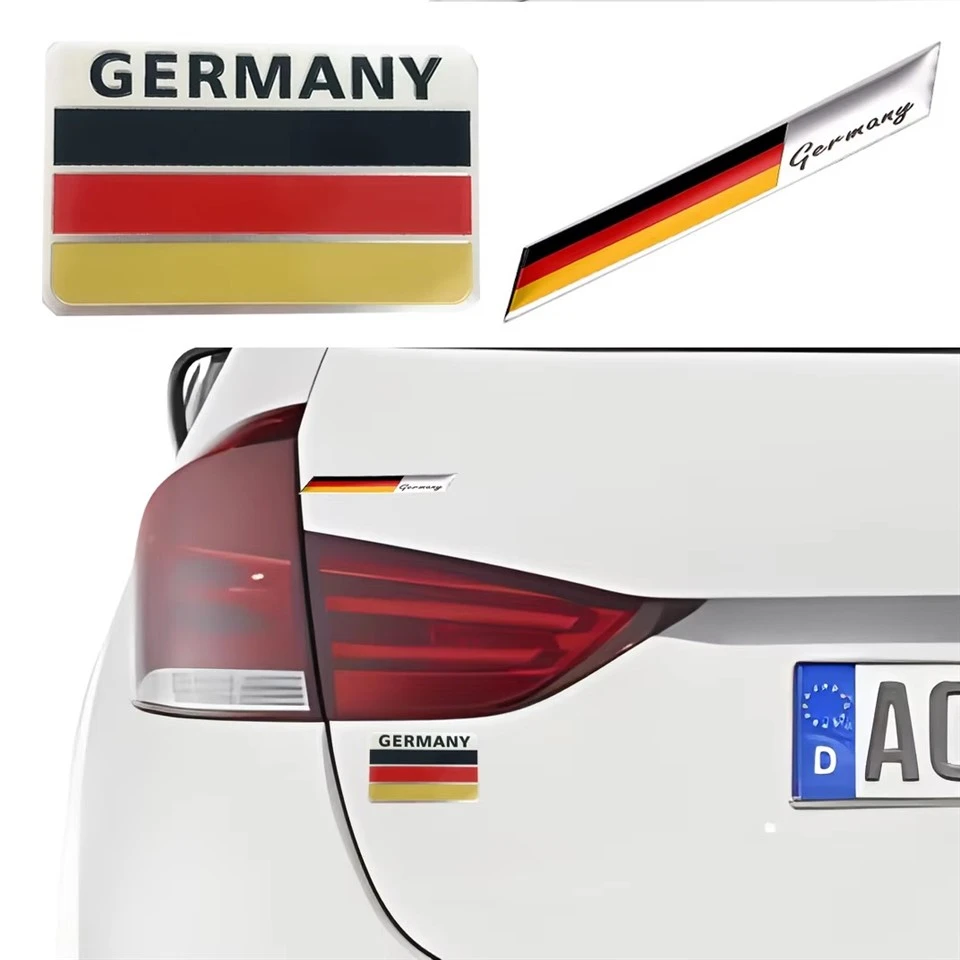 Emblem Mobil Auto Aluminium Jerman