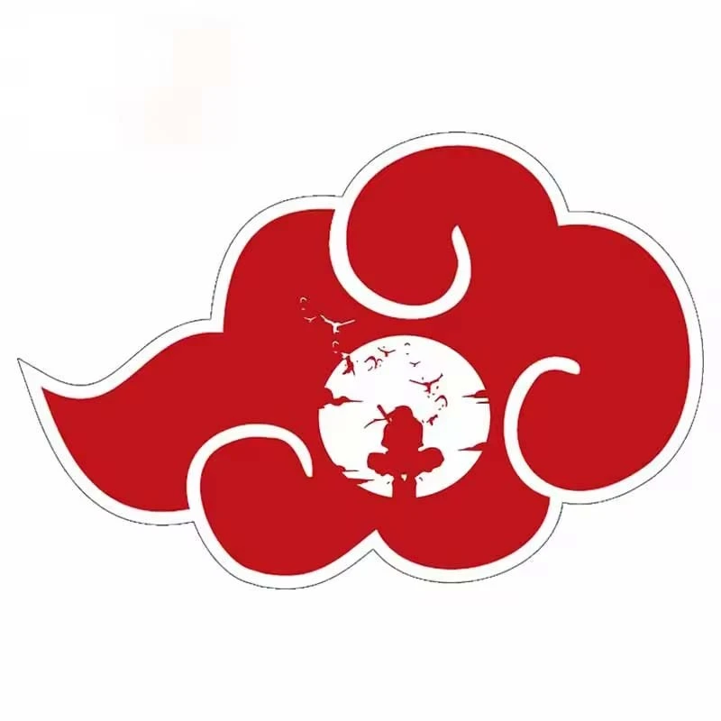 ET11380# Ninja Akatsuki Sign Vinyl Car Sticker