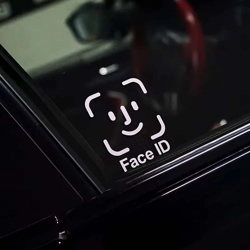 Stiker mobil ID wajah untuk bodi mobil