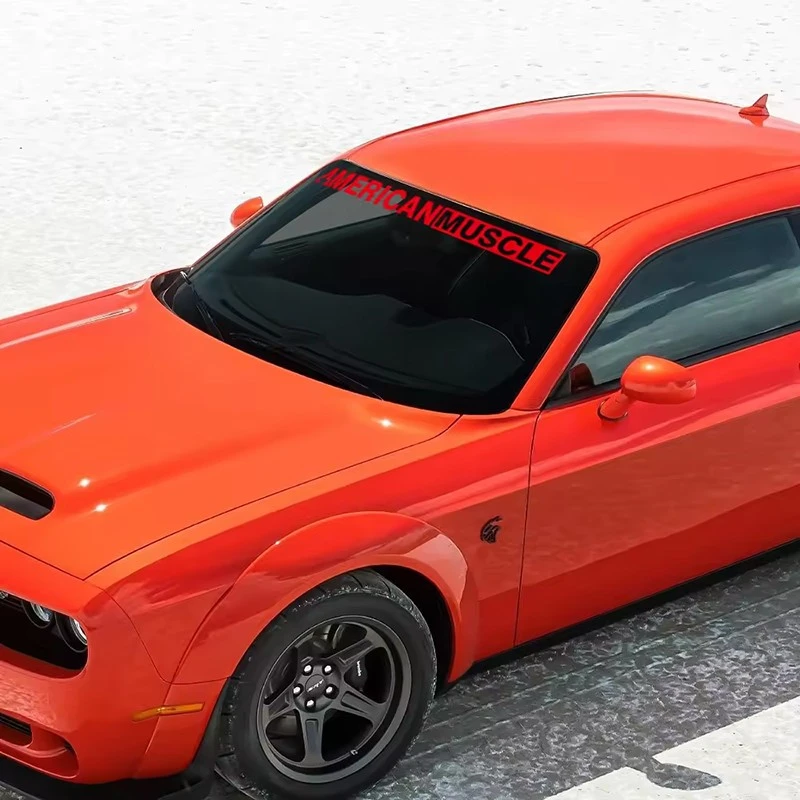 American Muscle Car Windshield Sticker