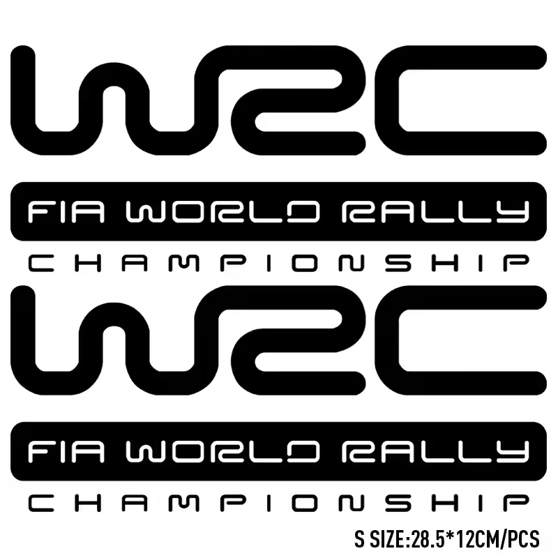 STIKER DECAL RALLY DUNIA FIA